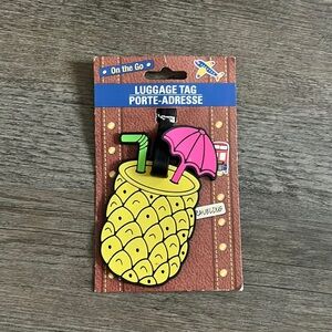 NWT On The Go Pineapple Slice Luggage Tag